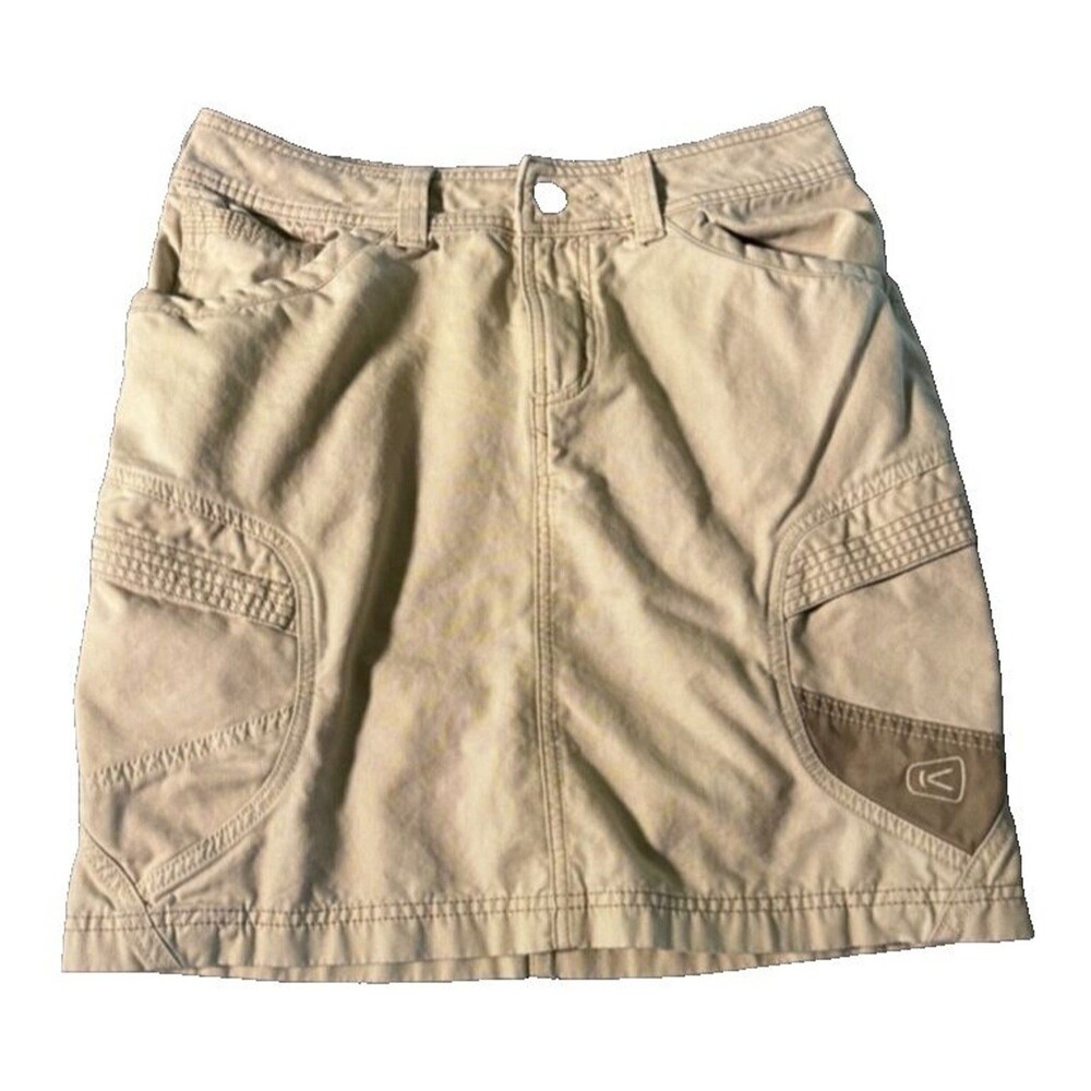 Keen A-Line Skirt Women's Beige Brown Size 6